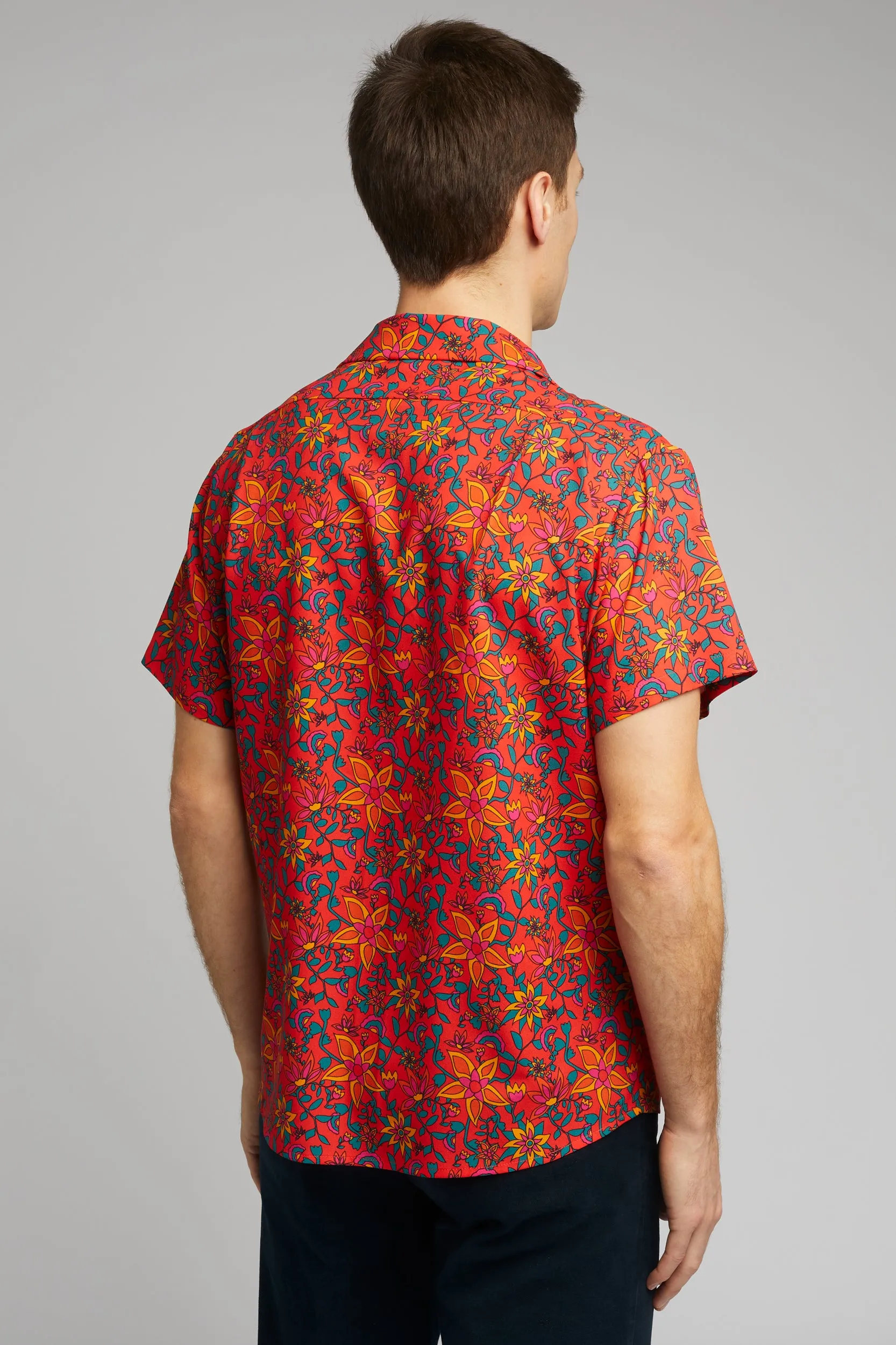 Cuban Collar Shirt in Kampot Print