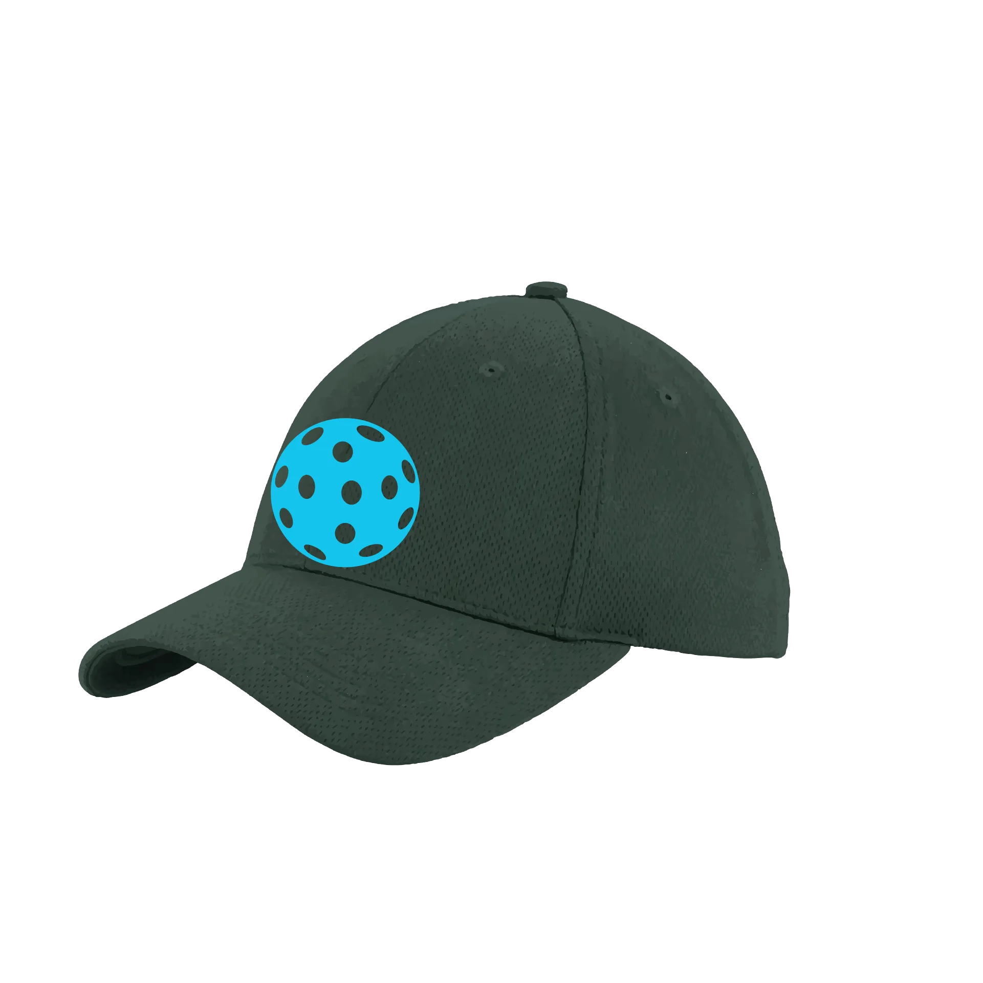 Cyan Pickleball (Customizable) | Pickleball Hat | Moisture-Wicking 100% Polyester