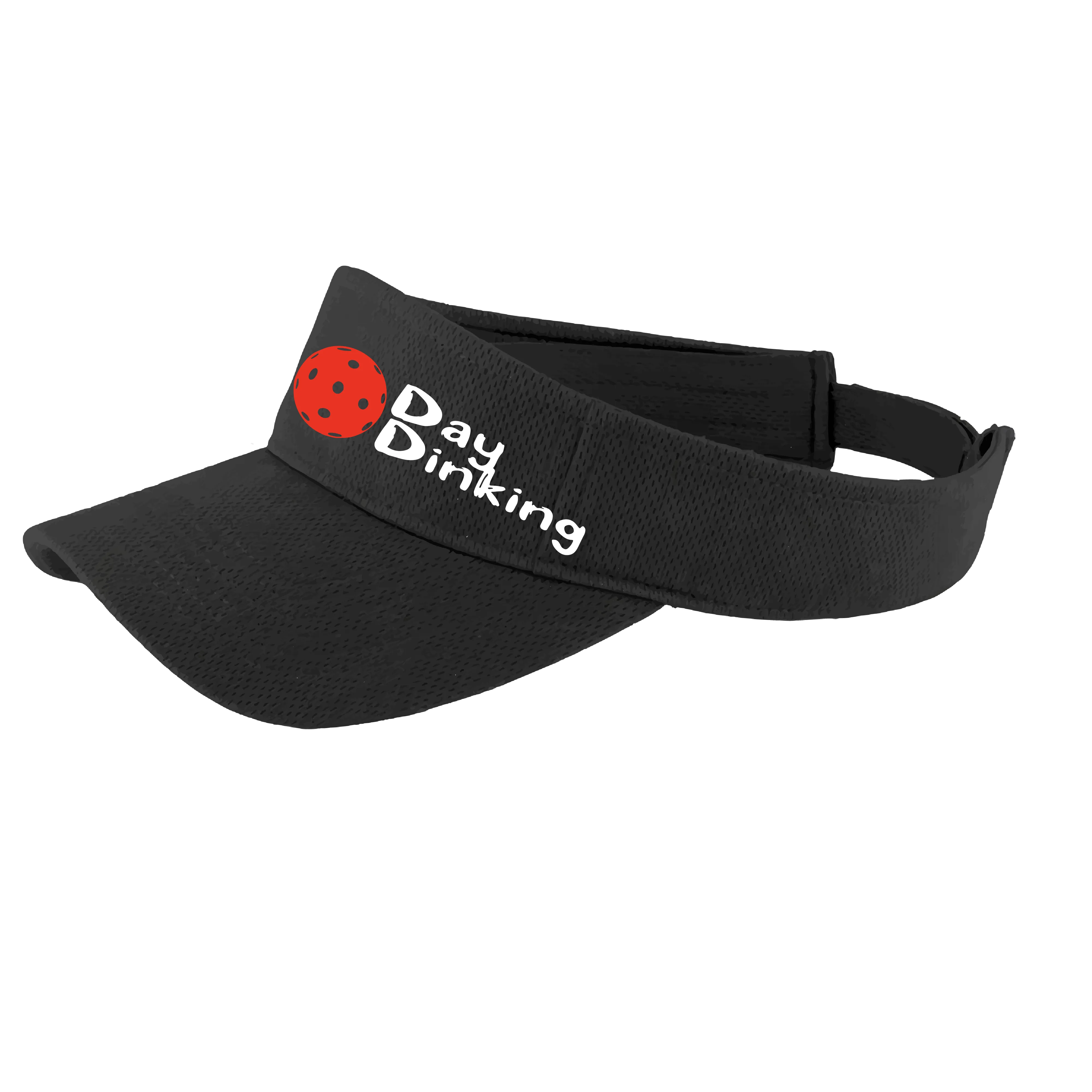 Day Dinking With Pickleball (Customizable) | Pickleball Visors | Moisture Wicking 100% Polyester