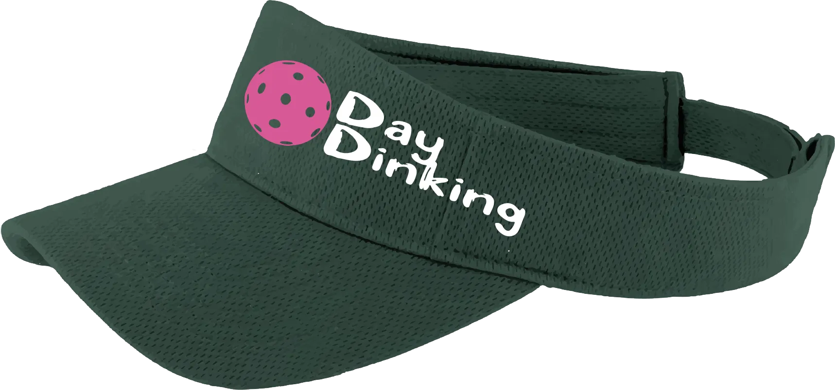 Day Dinking With Pickleball (Customizable) | Pickleball Visors | Moisture Wicking 100% Polyester