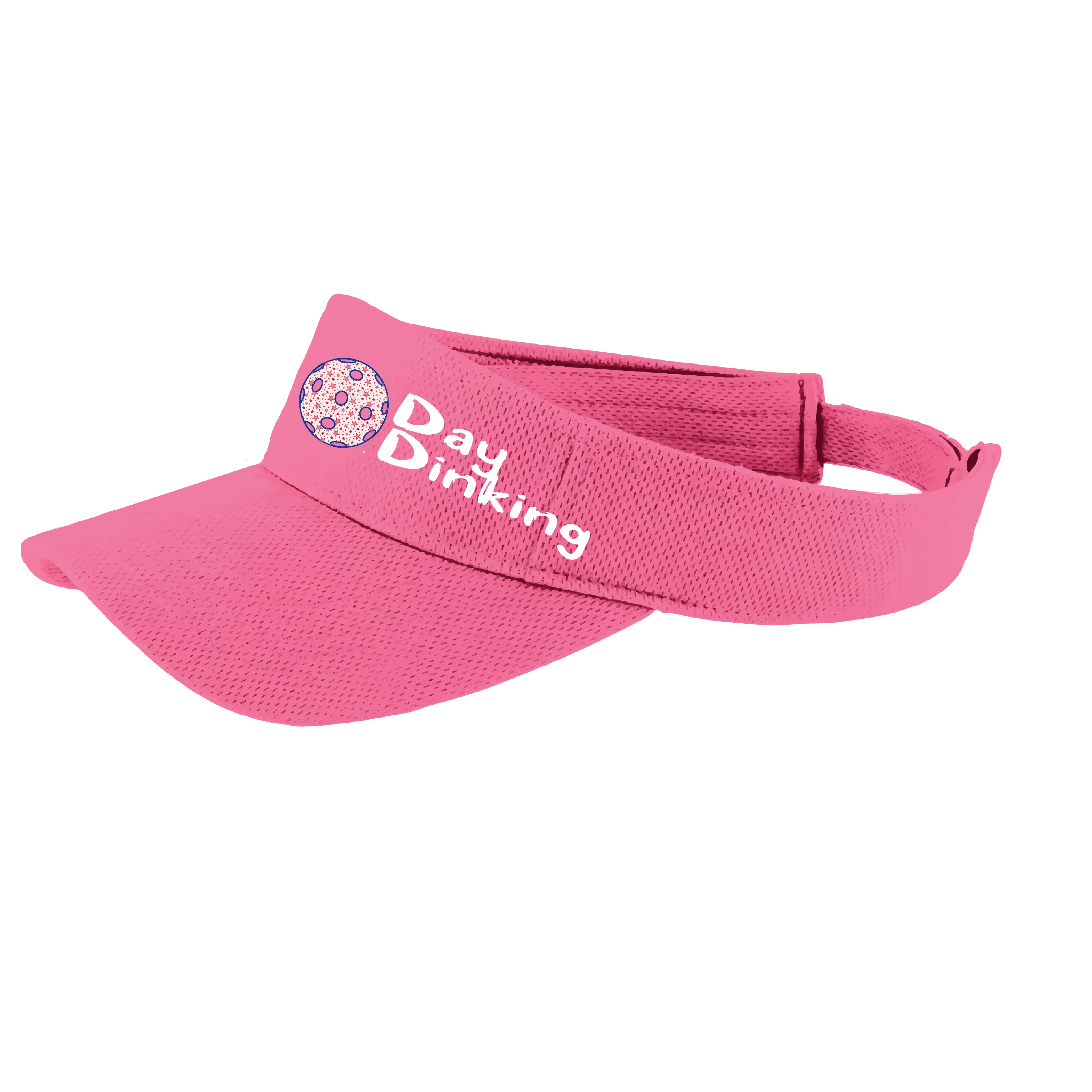 Day Dinking With Pickleball (Customizable) | Pickleball Visors | Moisture Wicking 100% Polyester