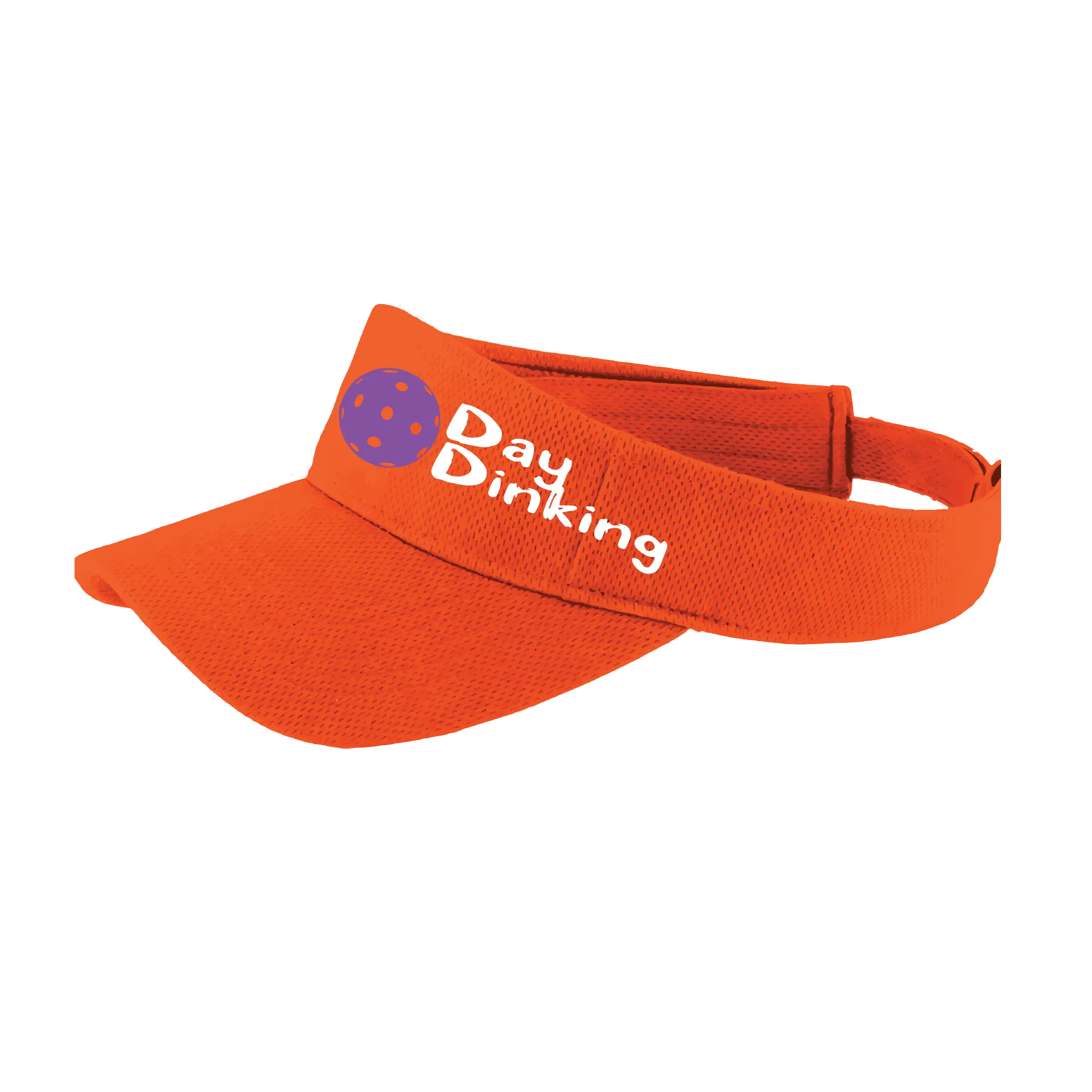 Day Dinking With Pickleball (Customizable) | Pickleball Visors | Moisture Wicking 100% Polyester