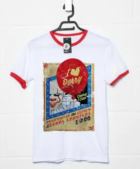 Derry Carnival Pennywise Ringer T-Shirt