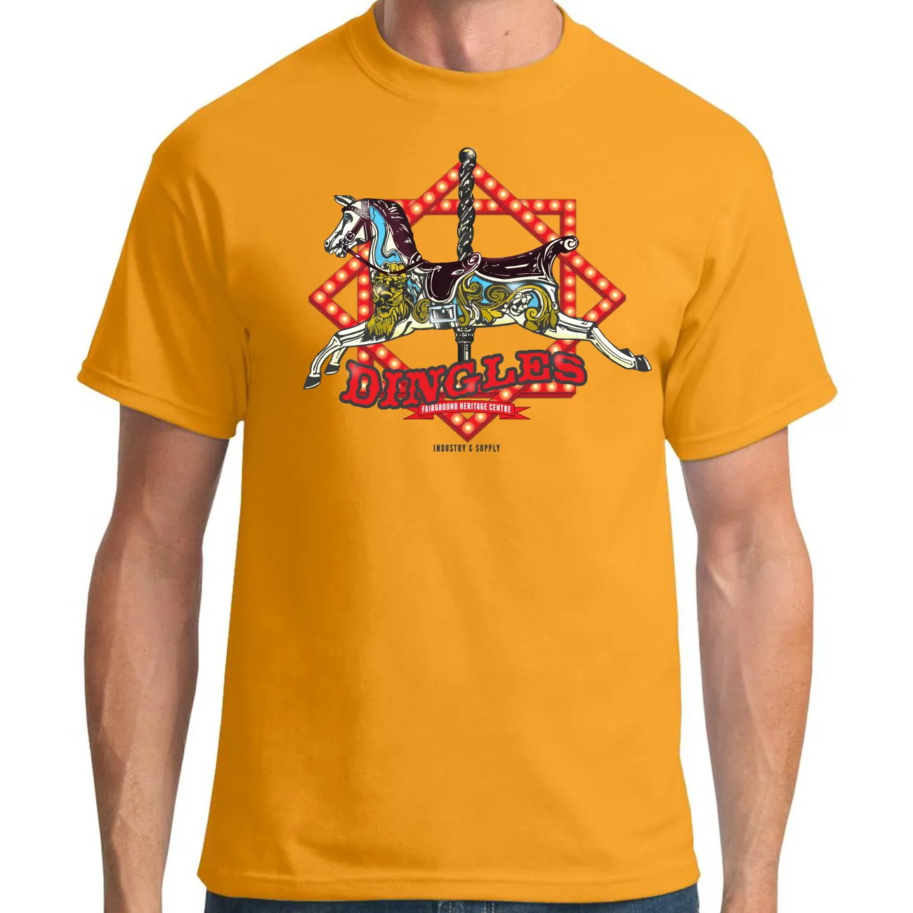 DINGLES FAIRGROUND CAROUSEL T-SHIRT