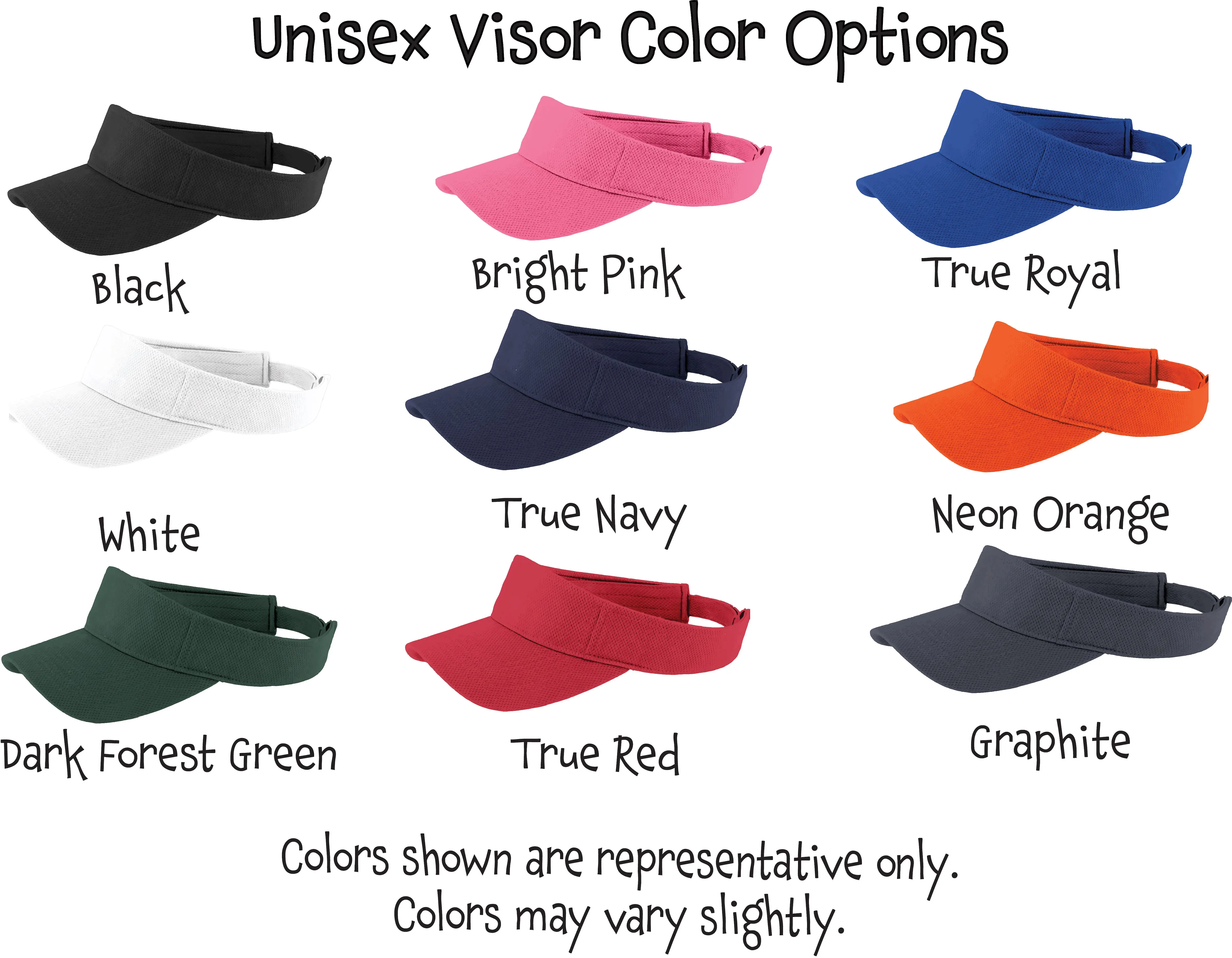 Dink Dink Smash (Black) | Pickleball Visors | Moisture Wicking 100% Polyester