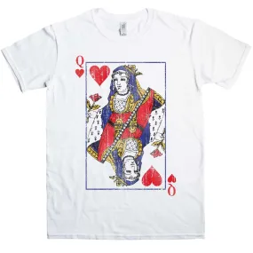 Distressed Queen Of Hearts T-Shirt