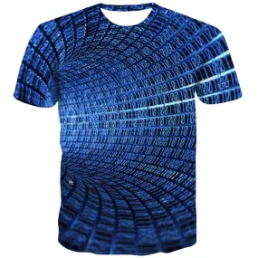 Dizziness T shirts Men Digital Tshirts Novelty Psychedelic Tshirt Printed Abstract T shirts Funny