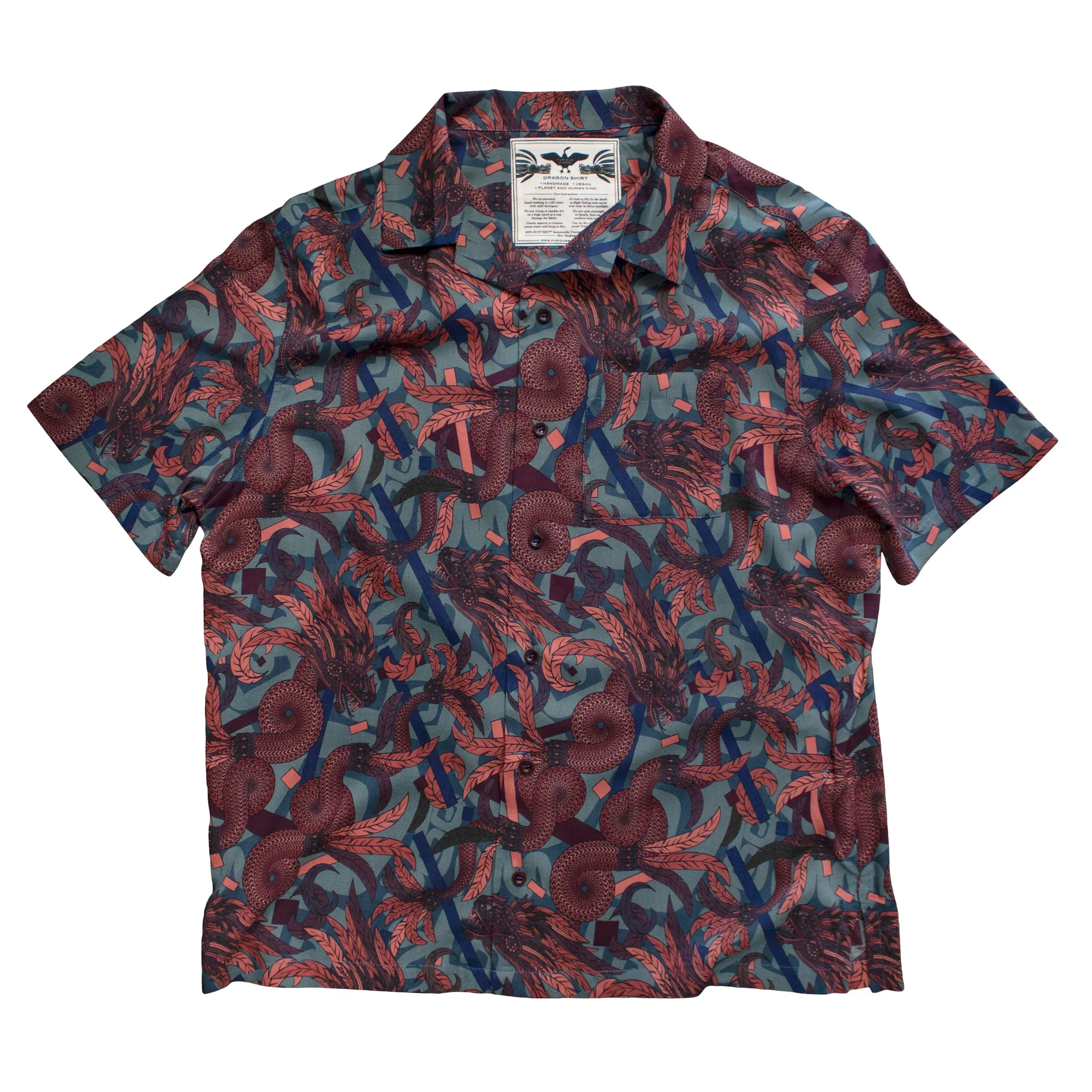 Dragon Shirt – Burgundy