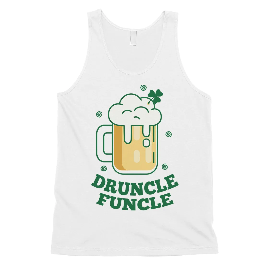 Druncle Funcle Uncle Irish Gift Mens Funny Saying Workout Tank Top