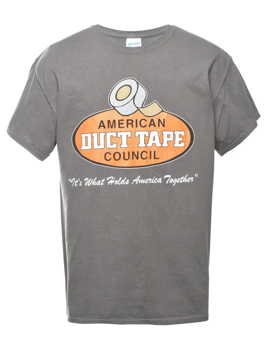 Duct Tape Printed T-shirt - M