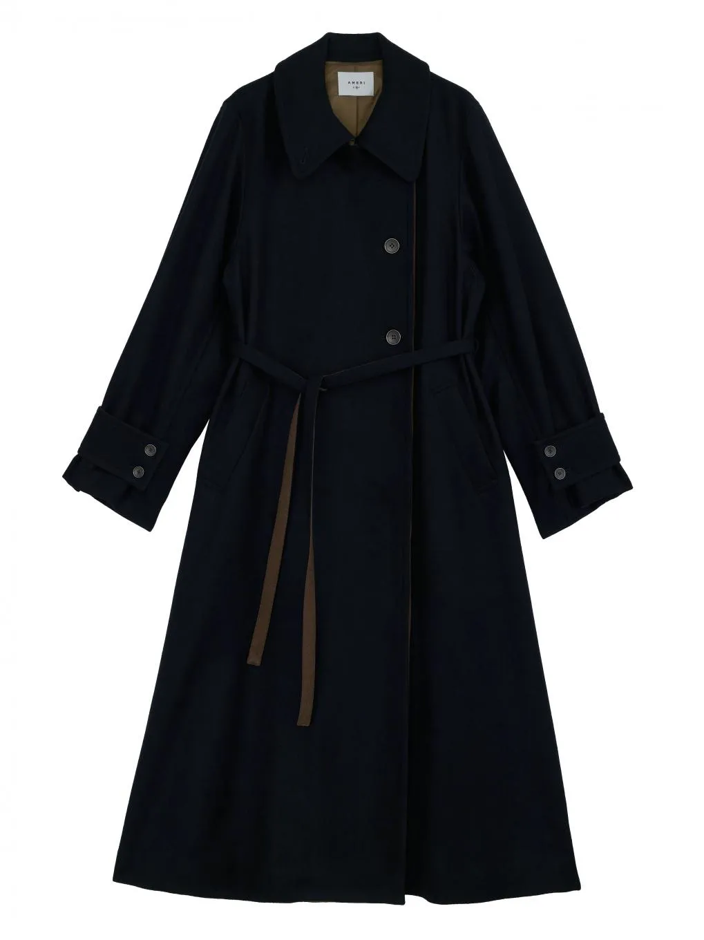 EDGE FLARE WOOL COAT