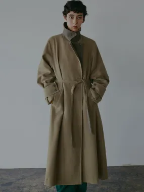 EDGE FLARE WOOL COAT