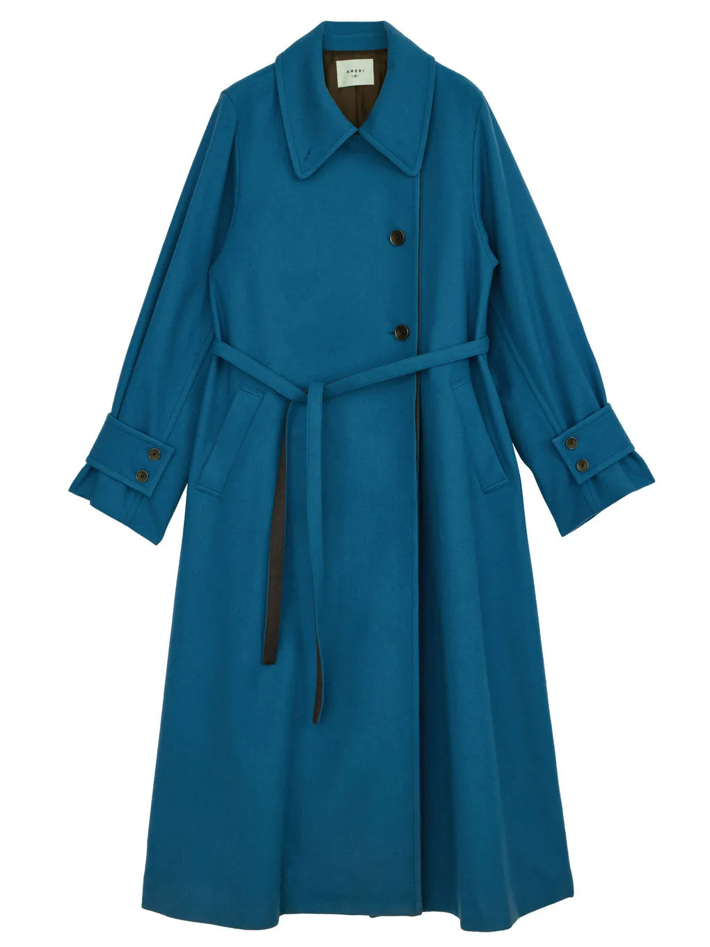 EDGE FLARE WOOL COAT