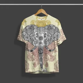 Elephant Regular Fit Printed T-Shirt