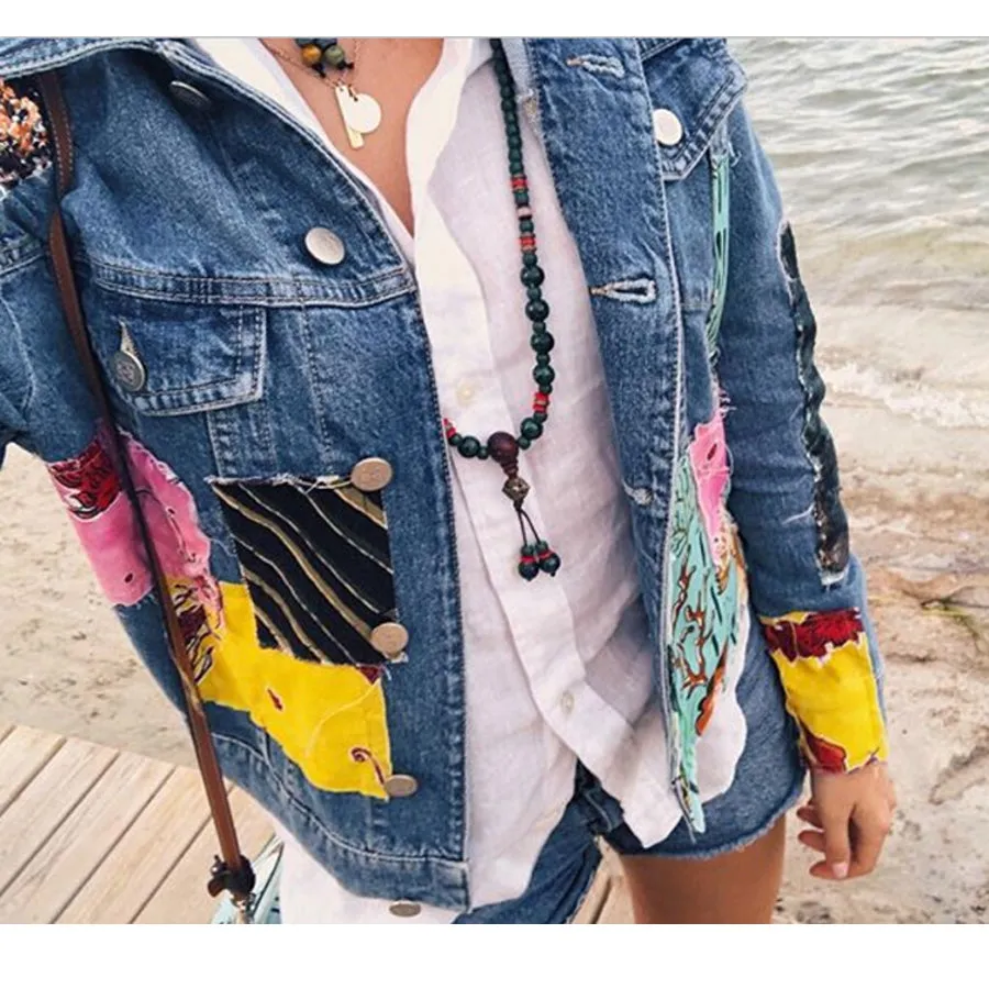 Embroidered Denim Jacket