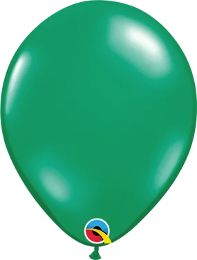 Emerald Green | 5 Inch | Qualatex Latex Balloons | Package 10