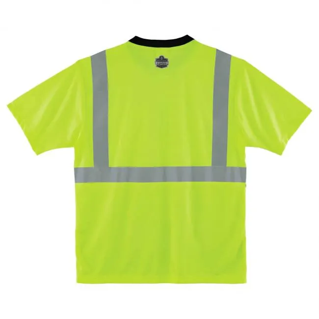 Ergodyne GloWear 8289BK Type R Class 2 Hi-Vis T-Shirt - Lime