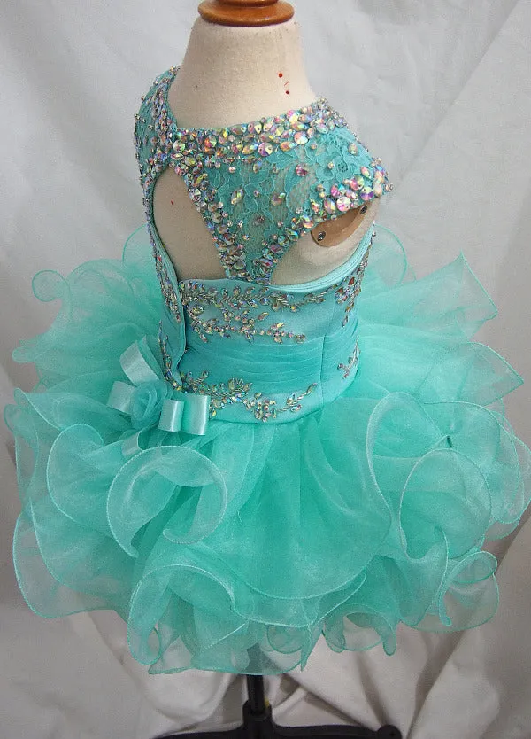 Exquisite Infant/toddler/baby/children/kids Girl's Pageant Dress/clothing/gown for birthday