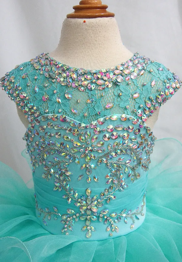 Exquisite Infant/toddler/baby/children/kids Girl's Pageant Dress/clothing/gown for birthday