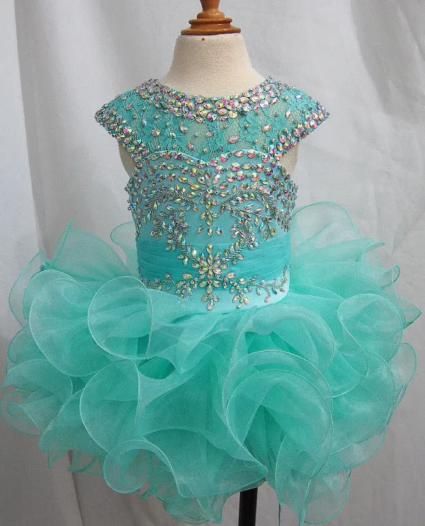 Exquisite Infant/toddler/baby/children/kids Girl's Pageant Dress/clothing/gown for birthday