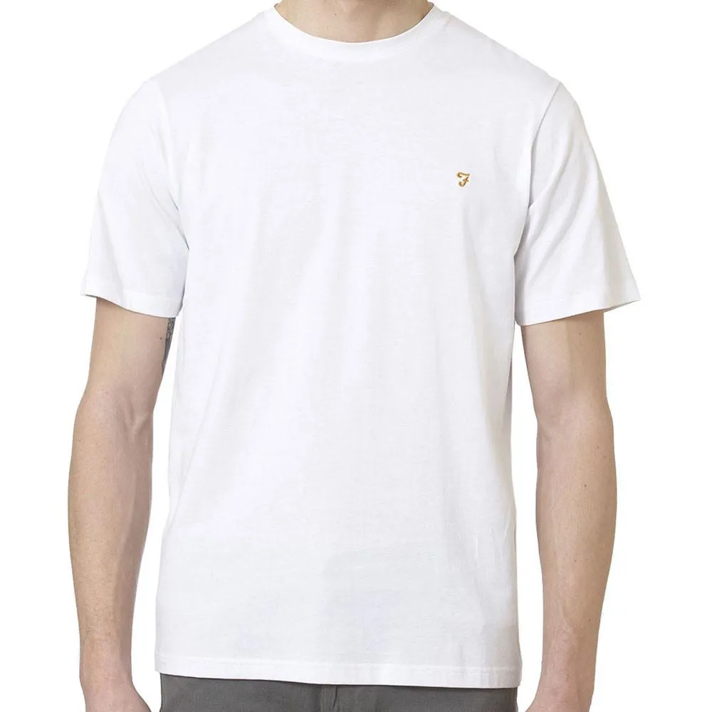 Farah Denny Crew Neck T-Shirt - White