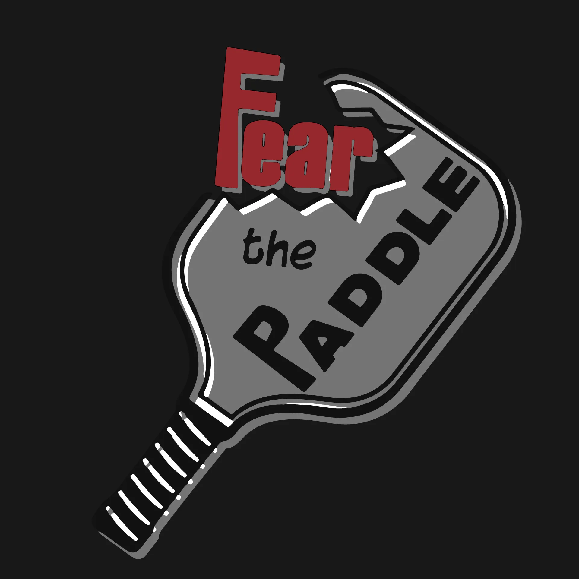 Fear The Paddle (Customizable) | Pickleball Hat | Moisture-Wicking 100% Polyester