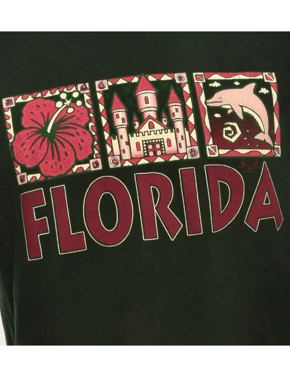 Florida Printed T-shirt - M