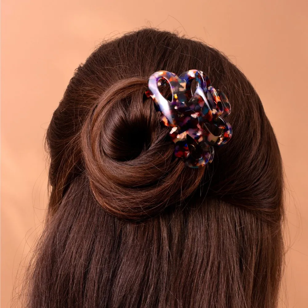 Flower Hair Claw Clip for Long Hair