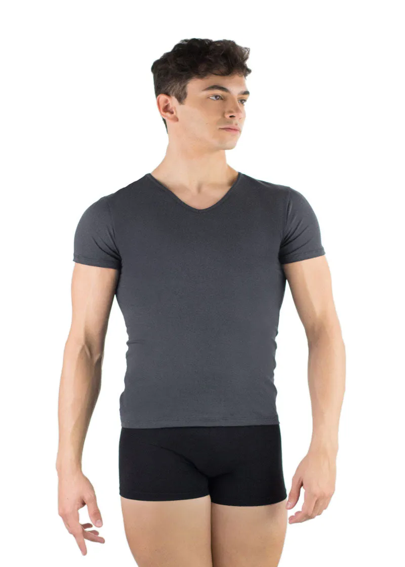 Germain Men's Microfiber V-Neck T-Shirt