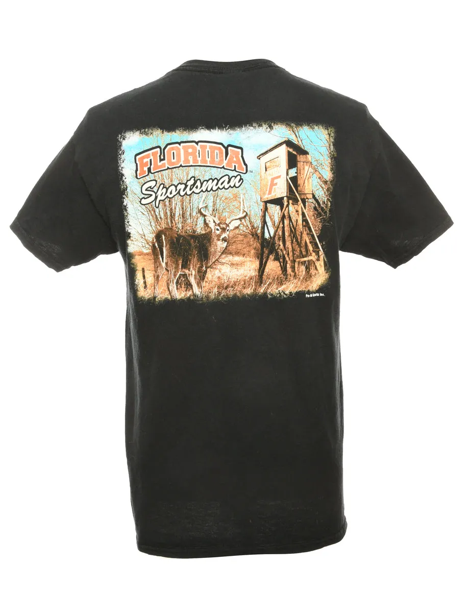 Gildan Florida Sportsman Printed T-shirt - M