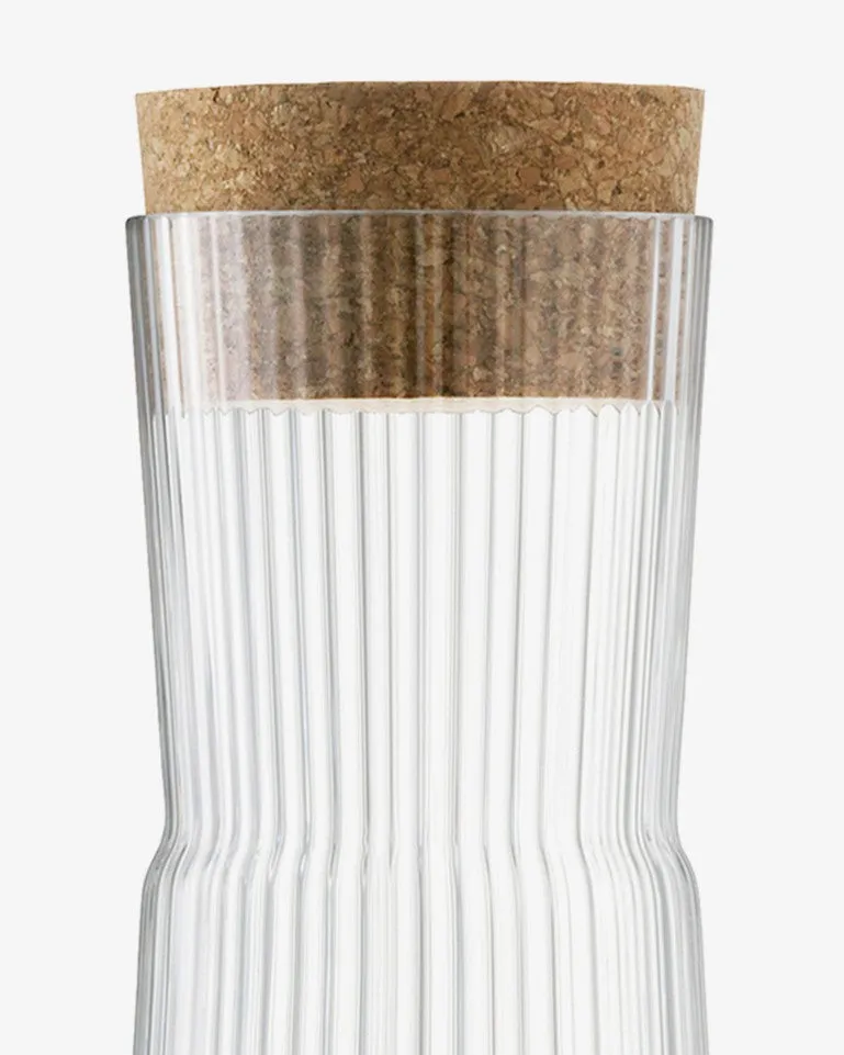 Gio Line Serving Carafe with Cork Stopper