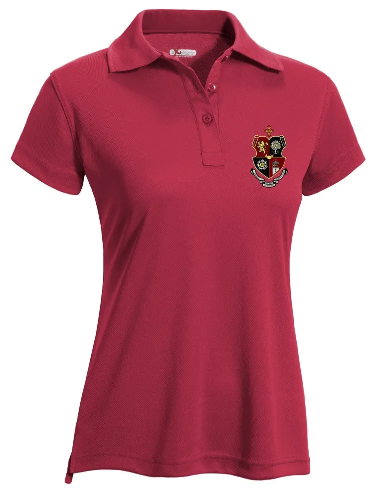 Girls Uniform Performance Polo with JSerra Crest