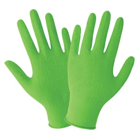 Global Glove High Visibility Green 6-mil Biodegradable Nitrile Gloves