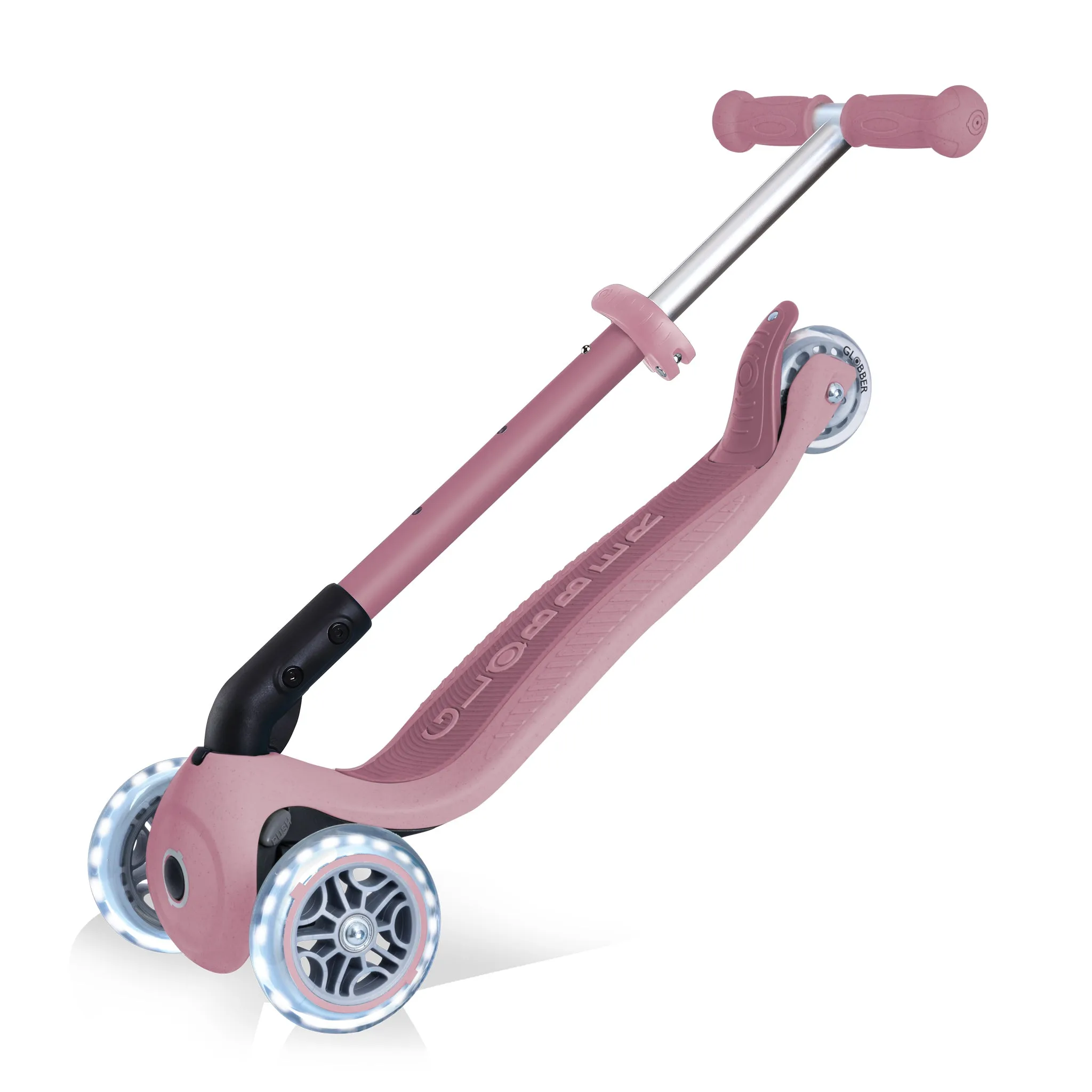 Globber Junior Ecologic Foldable Lights 3 Wheel Scooter