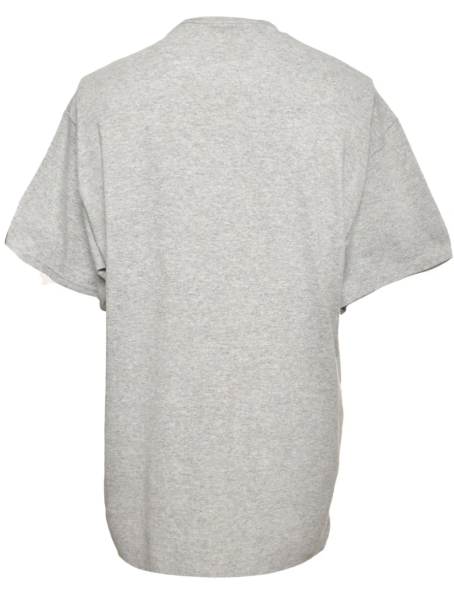 Grey Printed T-shirt - M