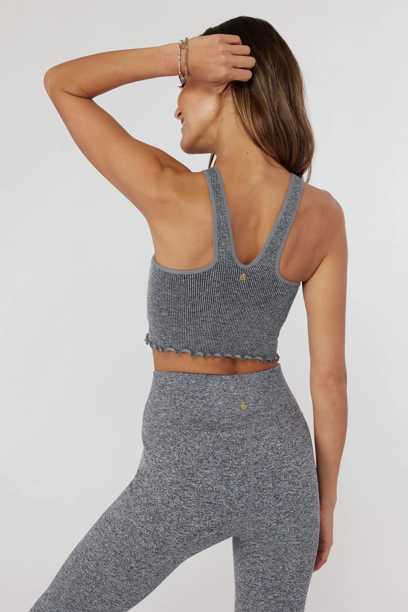 Heather Grey Amor Crop Tank