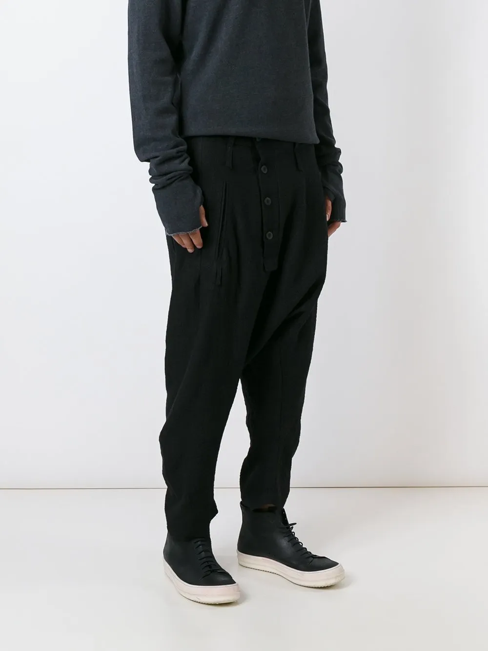 Hemp Wool Side Closure Pant