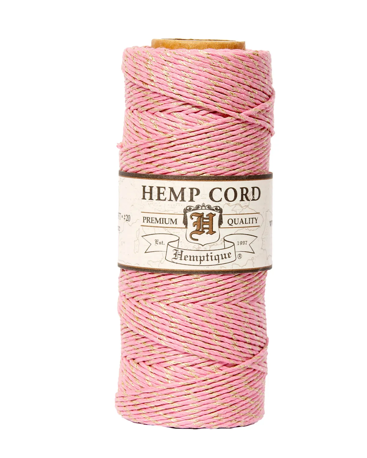 Hemptique #20 Metallic Hemp Cord Spools 50G