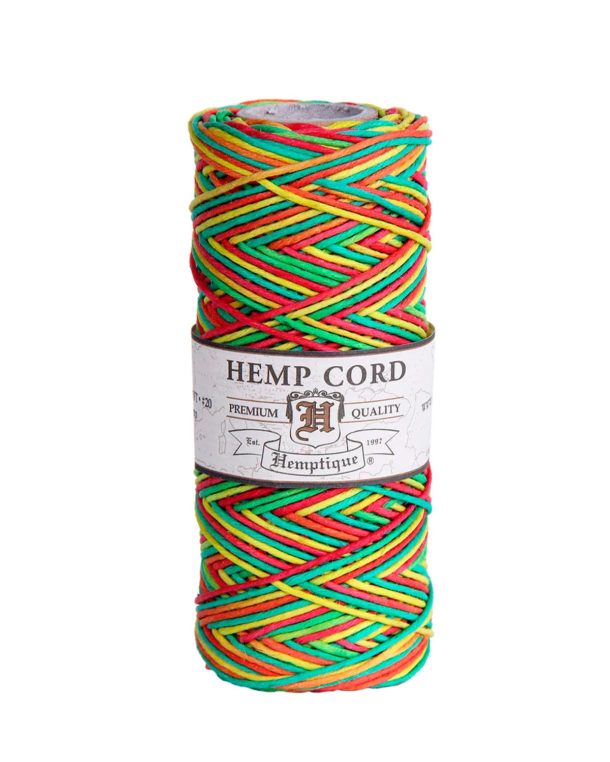 Hemptique #20 Variegated Hemp Cord Spools 50G