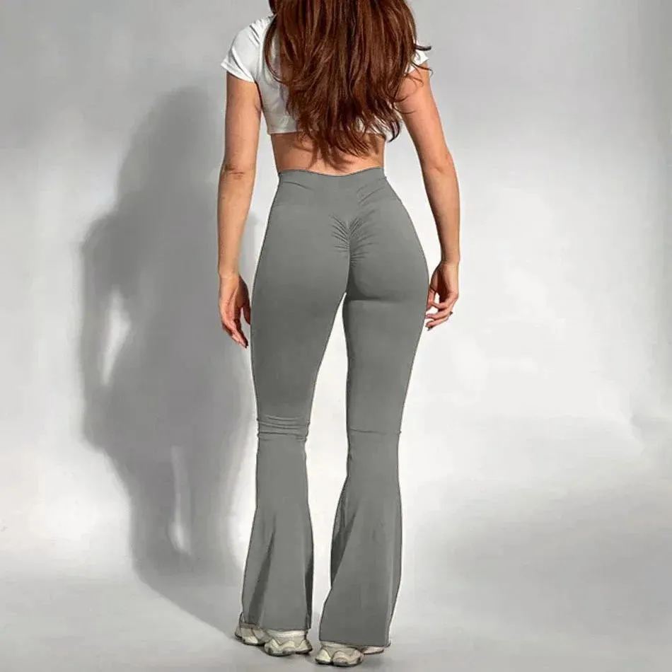 High-Waist Butt-Lifting Flared Leggings for Women | FlareFit