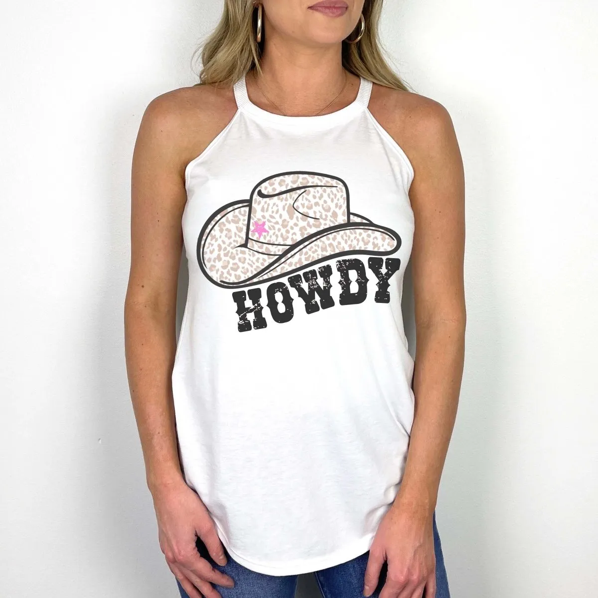 Howdy High Neck Tank