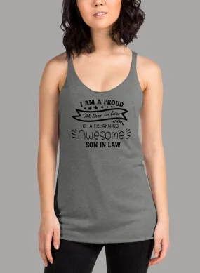 I Am A Proud Mother In Law Black Women's Tank Top