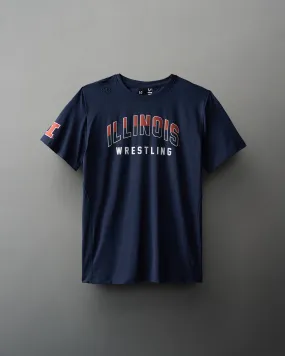 Illinois Wrestling Performance T-Shirt