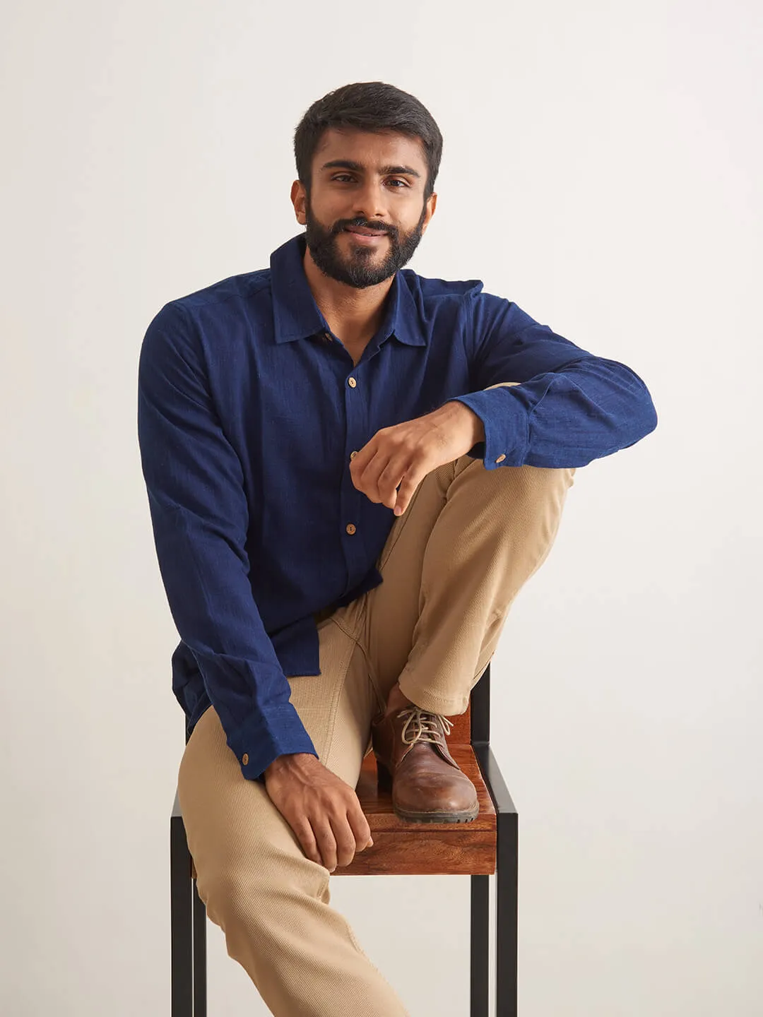 Indigo Ocean Handloom shirt