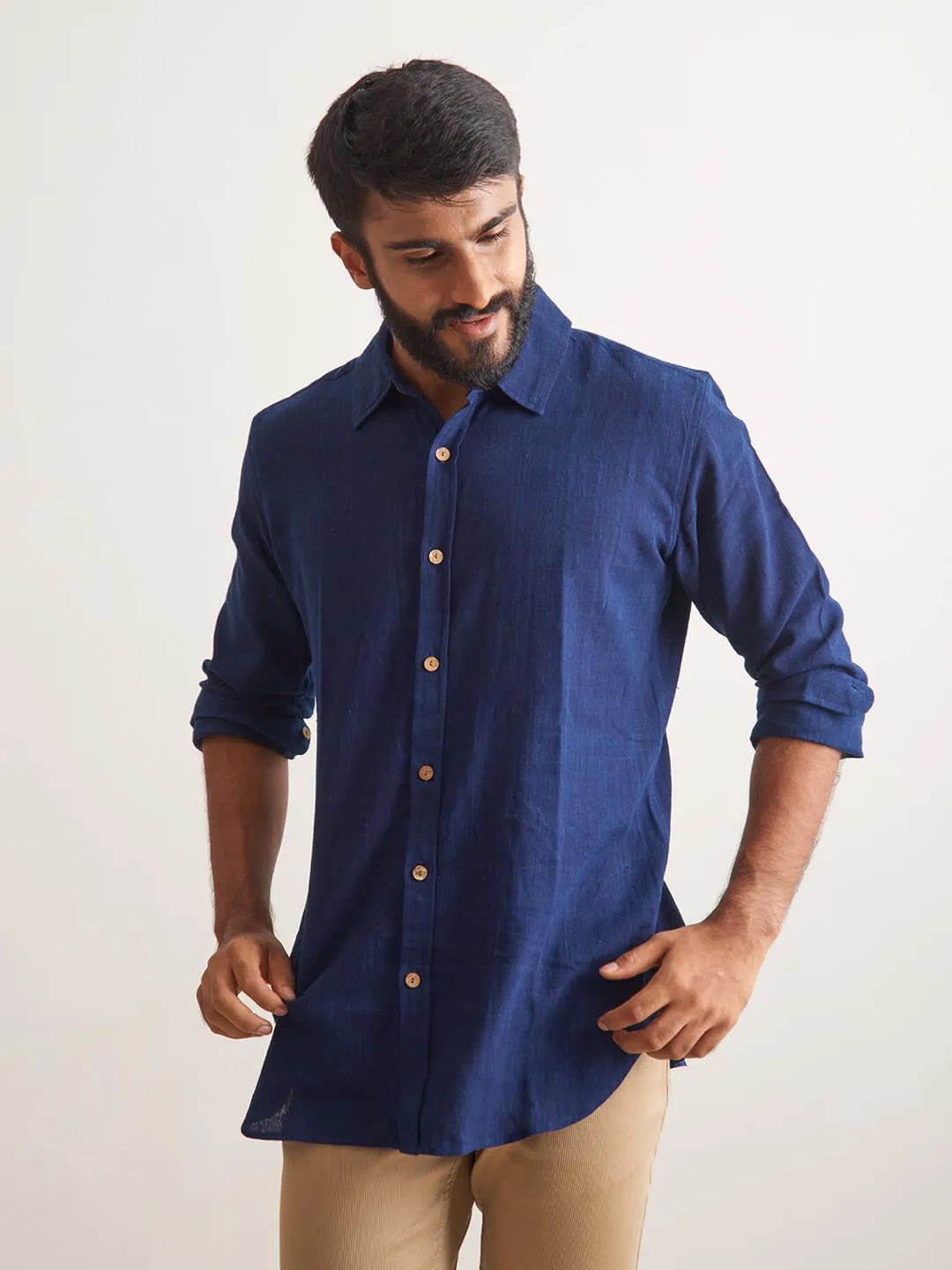 Indigo Ocean Handloom shirt