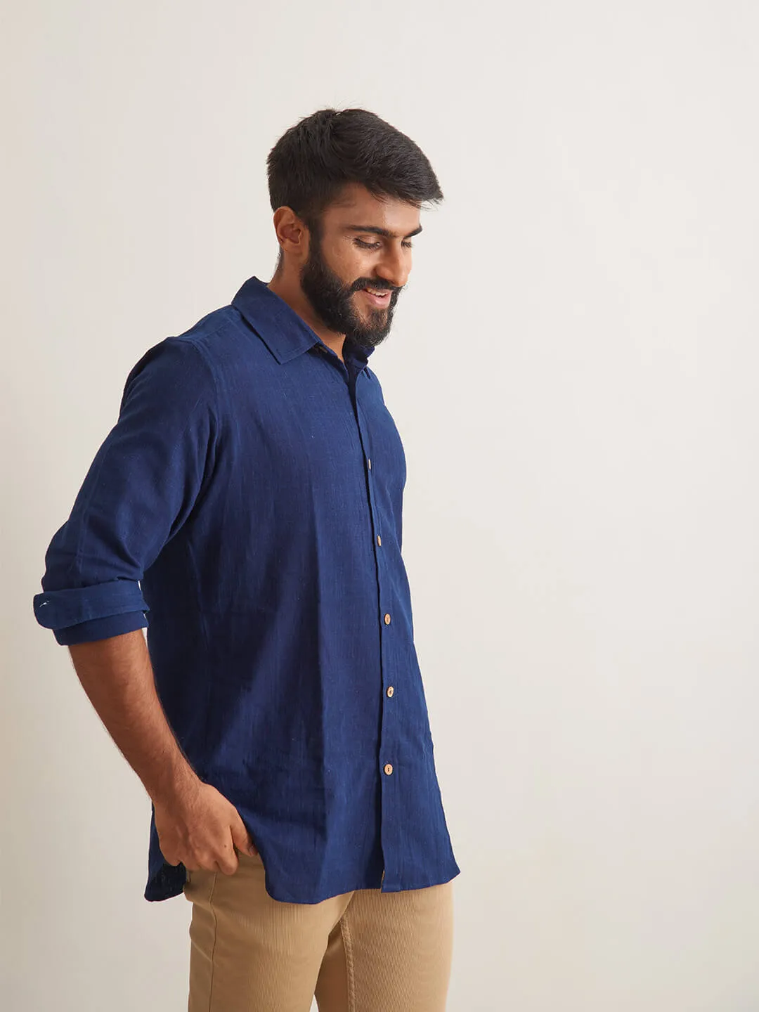 Indigo Ocean Handloom shirt