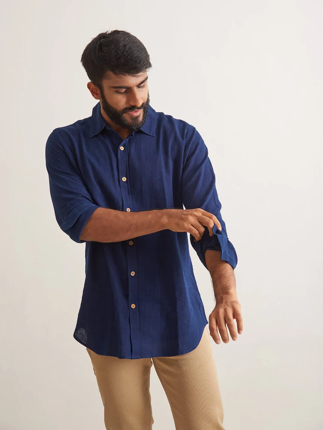 Indigo Ocean Handloom shirt