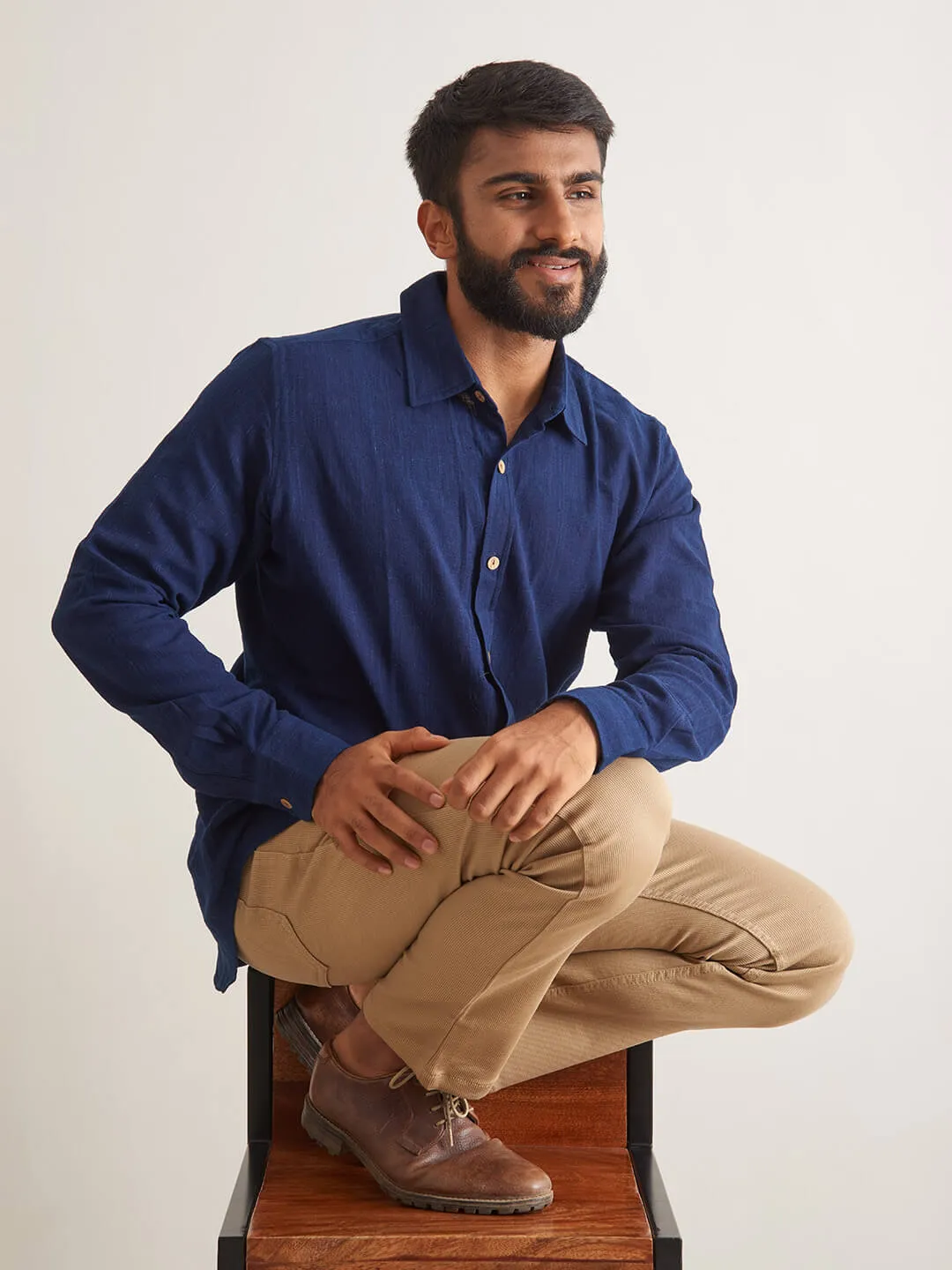 Indigo Ocean Handloom shirt