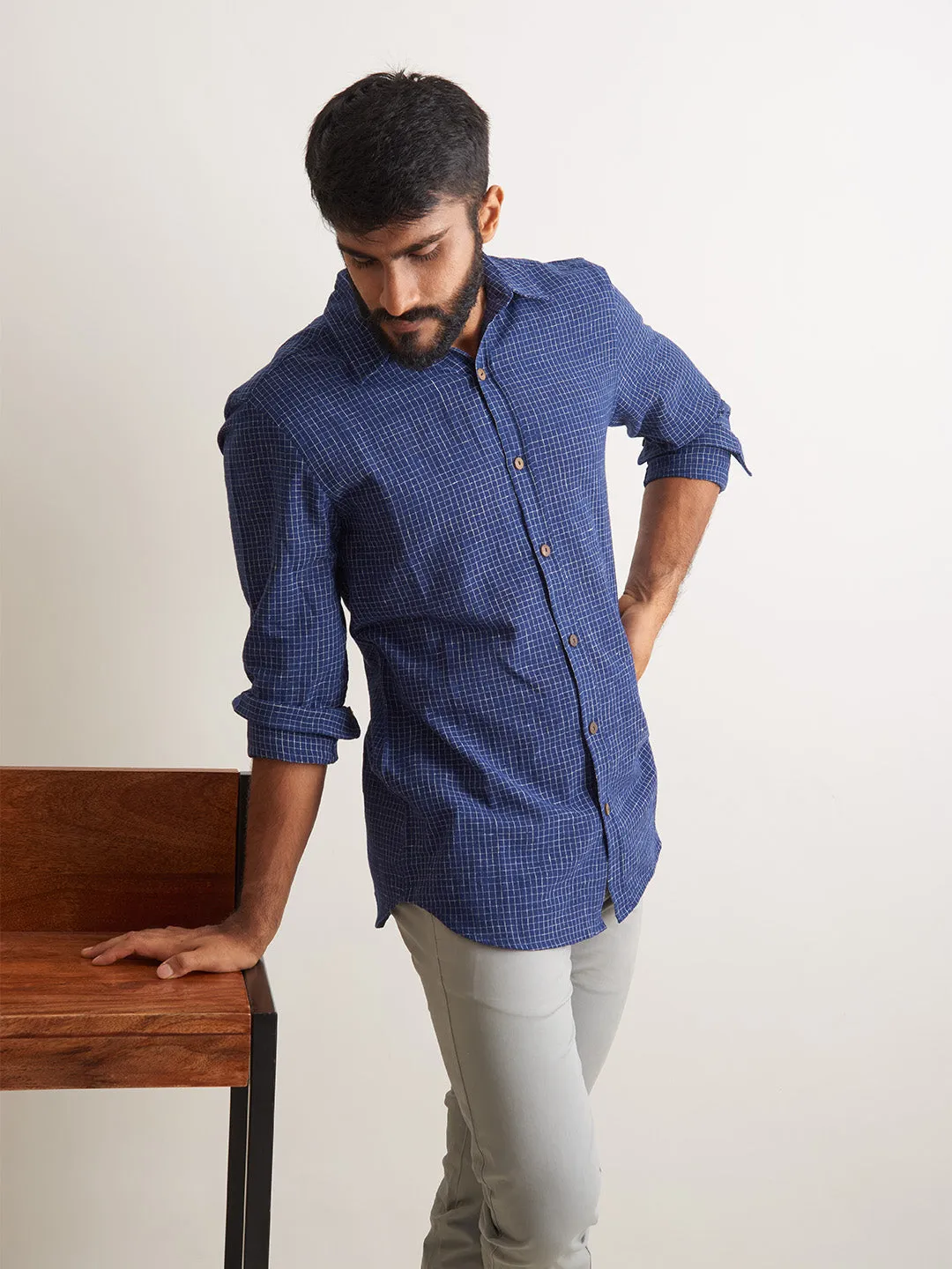 Indigo Waves shirt