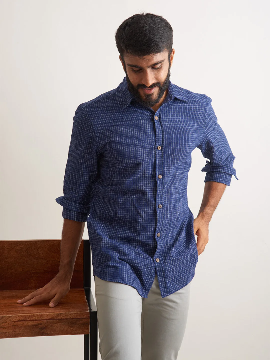 Indigo Waves shirt